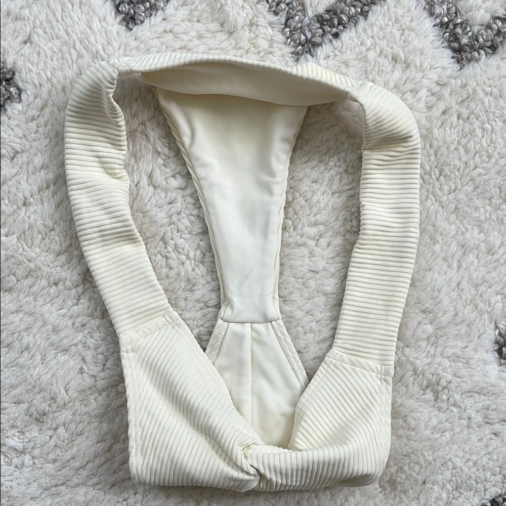 Montce Uno Added coverage Cream Rib Bikini Bottom - Picture 4 of 4